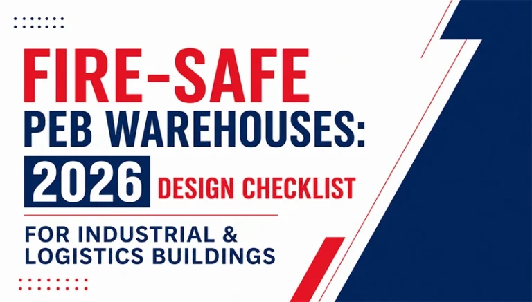 Fire-Safe PEB Warehouses design checklist for industrial and logistics buildings