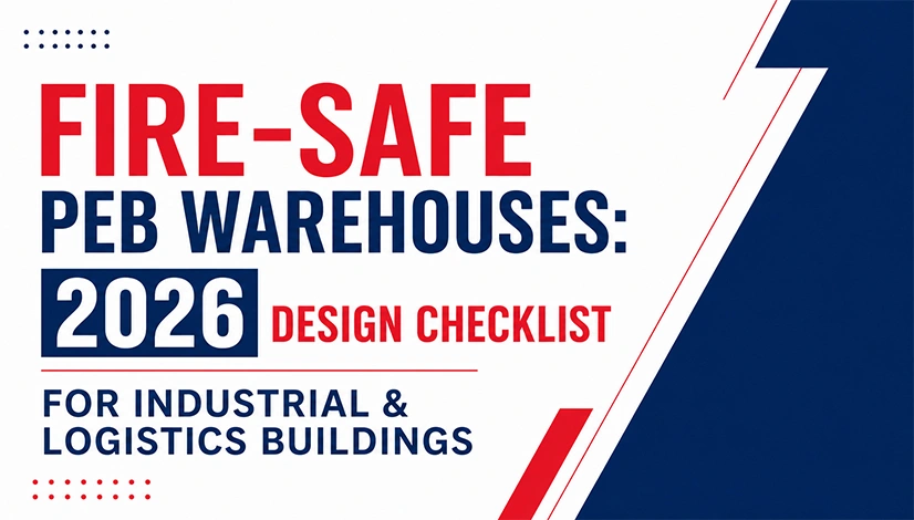 Fire Safe PEB Warehouses 2026 Design Checklist for Industrial & Logistics Buildings